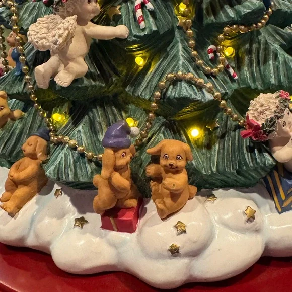 Retired 2001 Danbury Mint The Dreamsicles Christmas Tree Light Up Tested Works - Picture 6 of 12